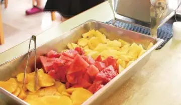3D Academy 朝食ビュッフェの一例