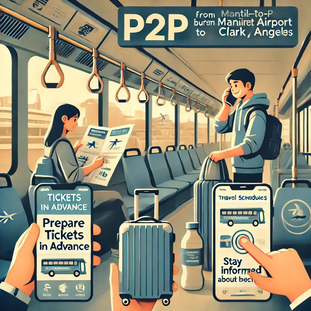 マニラ空港からクラーク（アンヘレス）へのP2Pバス移動ガイド｜移動時のアドバイス